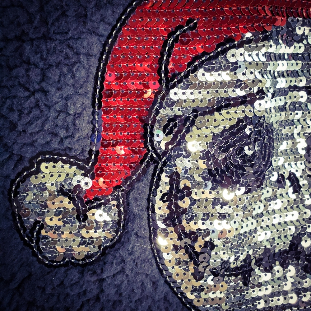 🏷 Disney • Jack Skellington Sequin Sherpa - Picture 9 of 10